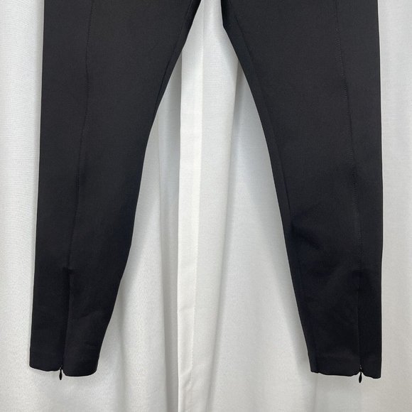 SOLD Witchery Black Scuba Pants Size 8 Ankle Zip Fitted Skinny Elastic Waist - Picture 7 of 16
